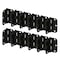 Prime-Line Door Hinge Residential Smooth Pivot, 3-1/2 in. with 5/8 in. Corners, Matte Black 12 Pack U 11508812 - alternate 3
